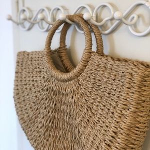 🆕 NWOT Cute Straw Tote 🍋